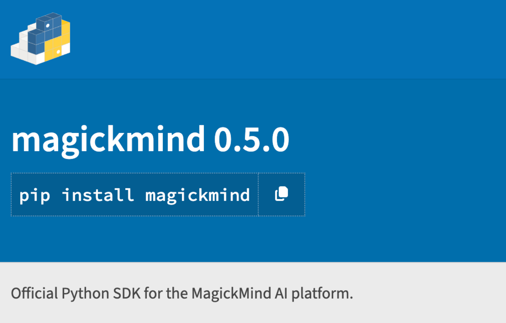 MagickMind Python SDK preview