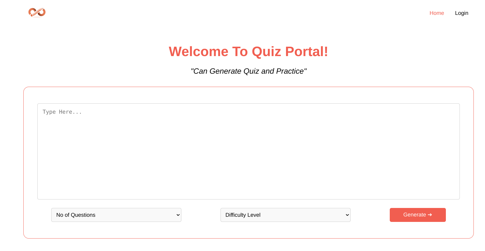 Quiz Generator preview